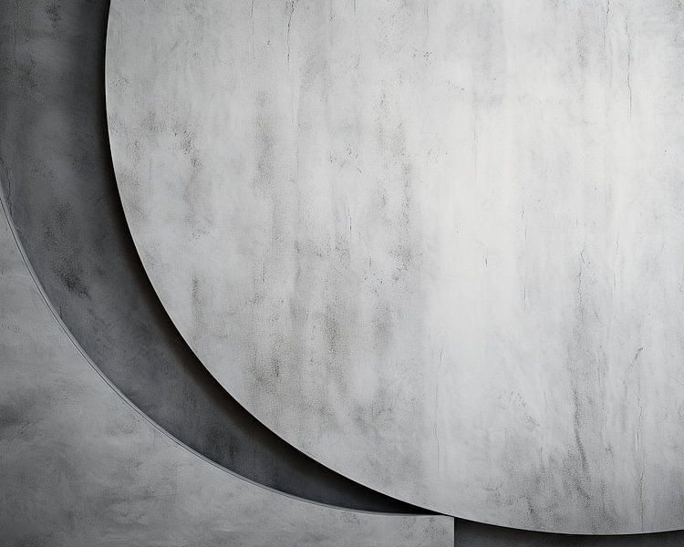 Gris minimaliste par Peinture Abstraite