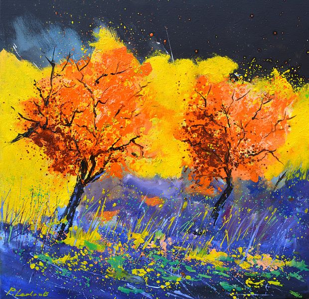 Herfstbomen van pol ledent