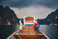 Longtailboat on Ratchaprapha lake