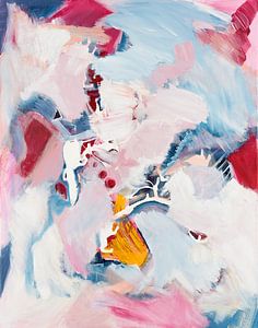 Die Freude am Leben in zauberhaft schönen hellen Farben - moderne abstrakte Kunst von Susanna Schorr