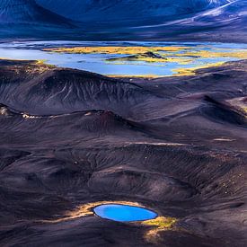 Vulkaanlandschap (IJsland) van Lukas Gawenda