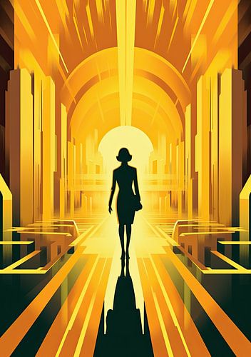 Art Deco Art Print Poster Print Wall Art