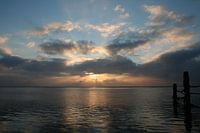 Zonsopgang  bij Den Helder  