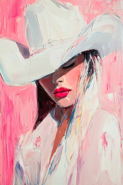 Feminine elegance in the west - pastel dreams by Poster Art Shop