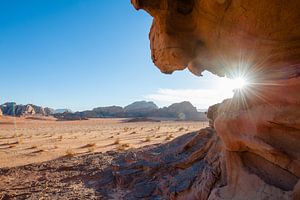 Wadi Rum Woestijn van Laura Vink