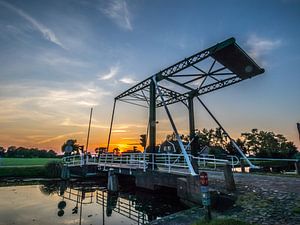 Ophaalbrug Heeten Overijssel van Frank Slaghuis