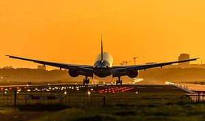 Das Flugzeug wäre kurz nach Sonnenaufgang fast auf dem Flughafen Schiphol gelandet.