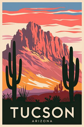 Tucson, Arizona Vintage Reisposter