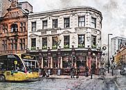 Manchester aquarelkunst #Manchester van JBJart Justyna Jaszke thumbnail