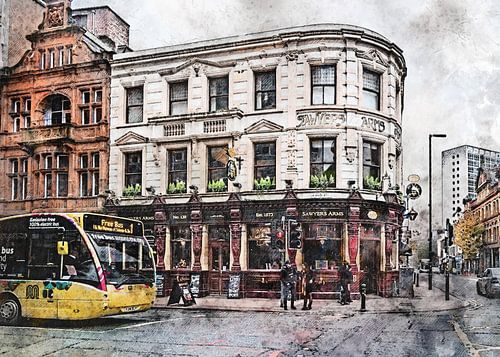 Art de l'aquarelle de Manchester #Manchester