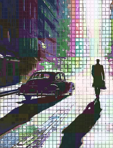 New York in the 50s on the streets