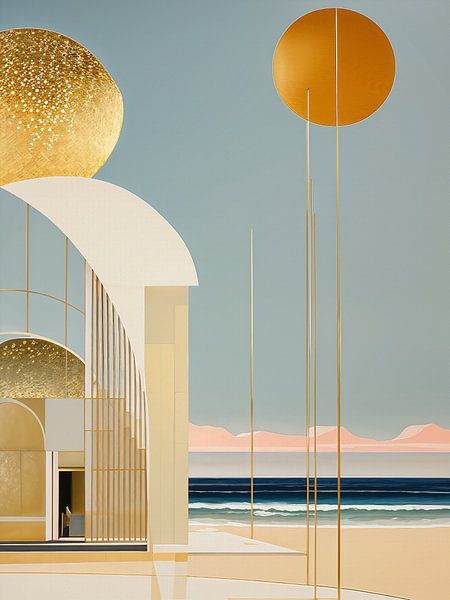 Lune orange par Artclaud