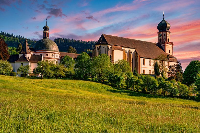 Le monastère bénédictin de Saint-Trudpert à Münstertal en Forêt-Noire par Photo Art Thomas Klee