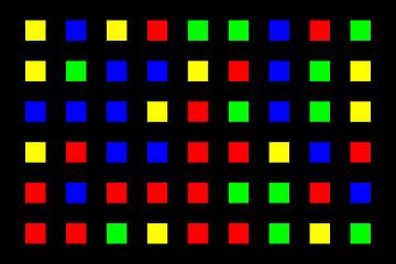 Nested | Center | 09x06 | N=01 | Random #04 | RGBY van Gerhard Haberern