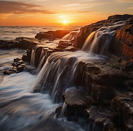 Sonnenuntergang am Meer