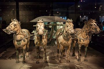 Het Terracottaleger van Xian in China van Roland Brack