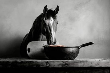 Paarden koken van Poster Art Shop