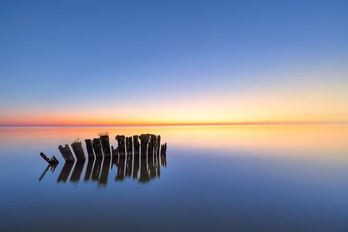 Still standing - zonsondergang IJsselmeer