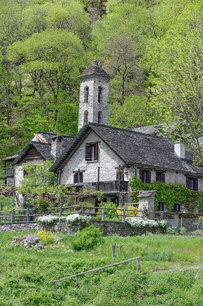 Foroglio im Val Bavona von Peter Eckert