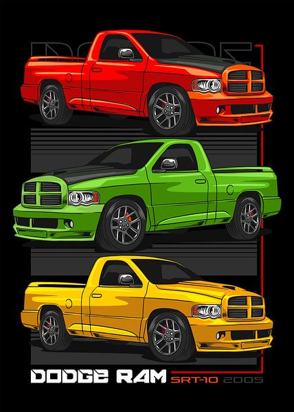 Dodge Ram SRT-10 Muscle Car by Adam Khabibi