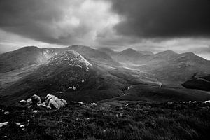 The Twelve Bens, Irland (B&W) von Bo Scheeringa Photography