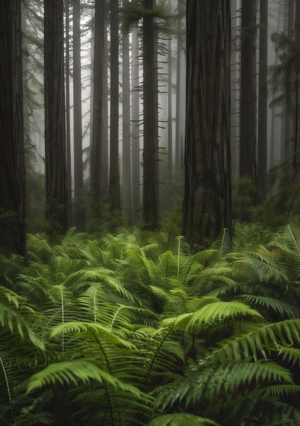 Verwunschene Pfade von fernlichtsicht