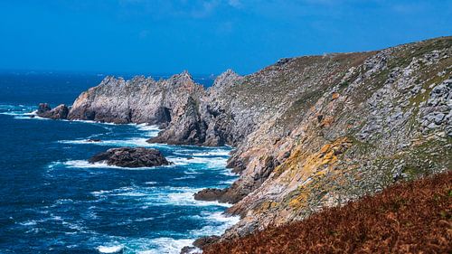 Coastal landscape of Brittany | Rocks and sea