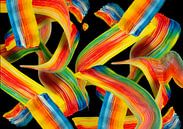 Color Delicious Liggende abstracte kunst van Beeldmeester thumbnail