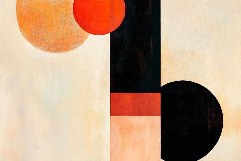 Geometric harmony in colours and shapes by Poster Art Shop