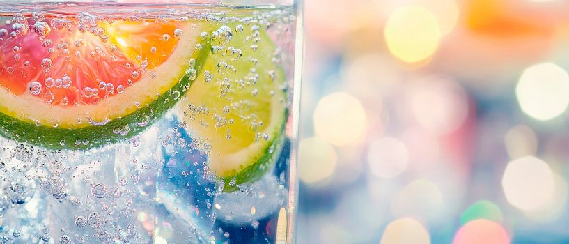 Refreshing drink with citrus fruits by Poster Art Shop