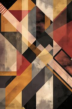 Geometrische harmonie van Poster Art Shop