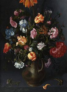 Eine Vase mit Blumen, Jacob Vosmaer - ca. 1613