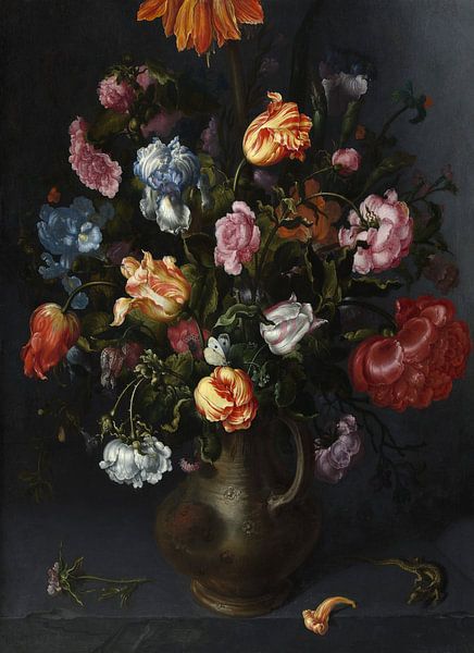 Eine Vase mit Blumen, Jacob Vosmaer - ca. 1613 von Het Archief