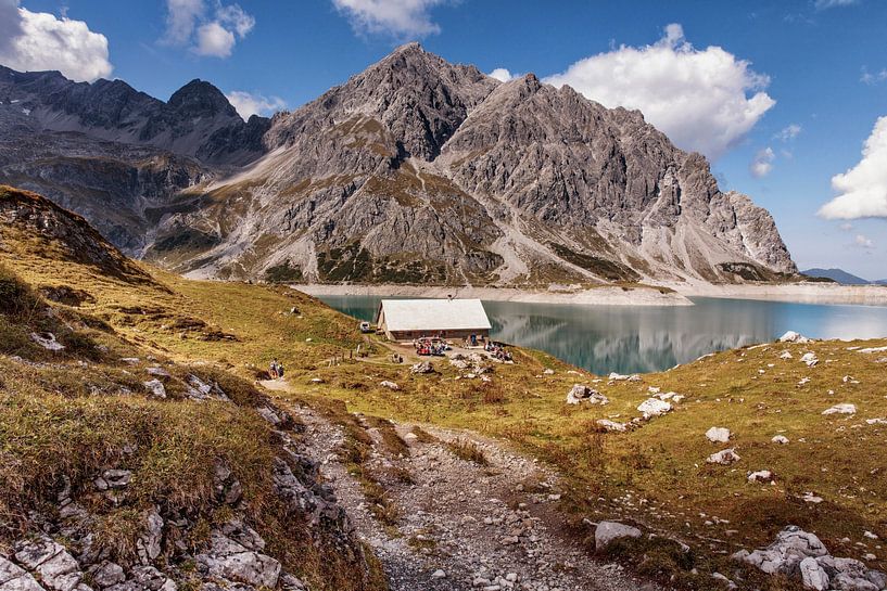 Refuge de montagne @ Lünersee par Rob Boon