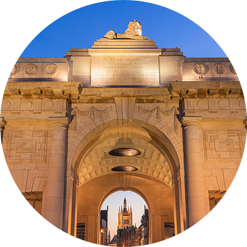 Het blauwe uur bij de Menenpoort, Ieper