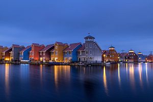 Der Hafen von Reitdiep zur blauen Stunde!