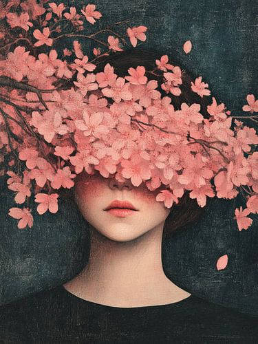 Portrait abstrait moderne