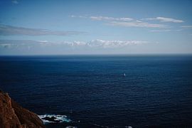 Sailboat at sea by Sanne Elisa