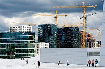 auf dem Dach des Opernhauses von Hanneke Luit