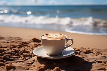 Coffee on the beach by Skyfall