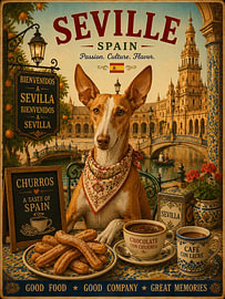 Podenco in Sevilla von Erika Kaisersot