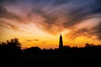 Rhenen bei Sonnenuntergang
