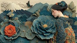 Picturesque Japanese art: Geisha