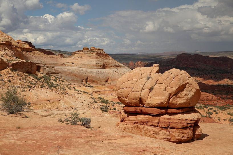 Rotsformaties in de North Coyote Buttes, deel van het Vermilion Cliffs National Monument. Dit gebied van Frank Fichtmüller