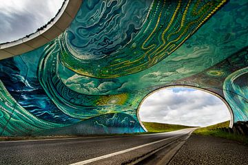 "Eindhoven Veldhoven Flightforum Aqua Urbana Graffiti" van Albert van de Meerakker