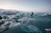 Schwimmende Eisschollen in Island von Marcel Alsemgeest Miniaturansicht
