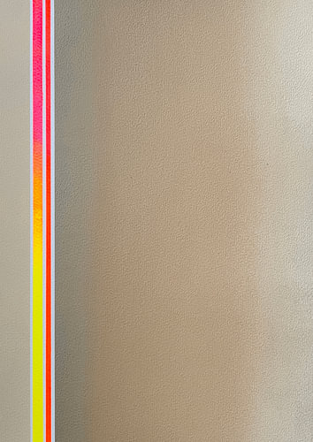 Spark – Affiche « Neon Streep » en rose, orange et jaune