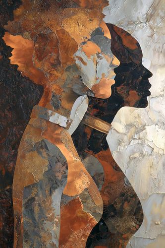 Copper black whispers in earthly silence by Color Square