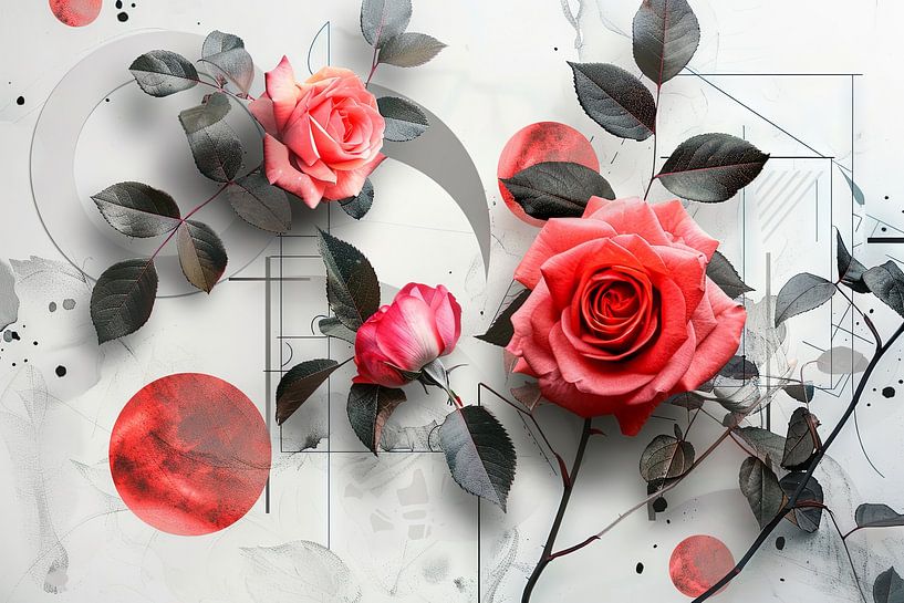 Roses by Poster Art Shop