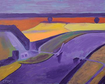 Malebrücke über die Eem von Chris Croes schilderijen